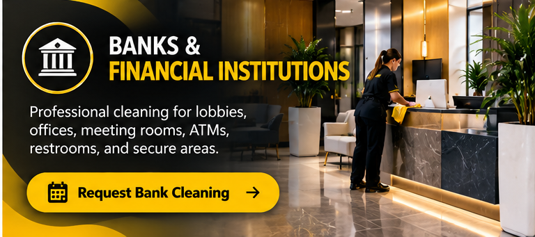 Banks & Financial Institutions commercial cleaning service