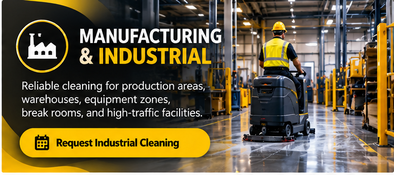 Manufacturing & Industrial Facilities commercial cleaning service