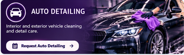 AUTO DETAILING concierge service card