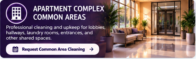 APARTMENT COMPLEX COMMON AREAS concierge service card