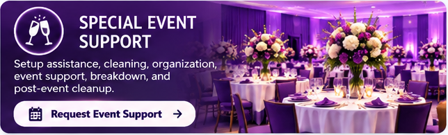 SPECIAL EVENT SUPPORT concierge service card