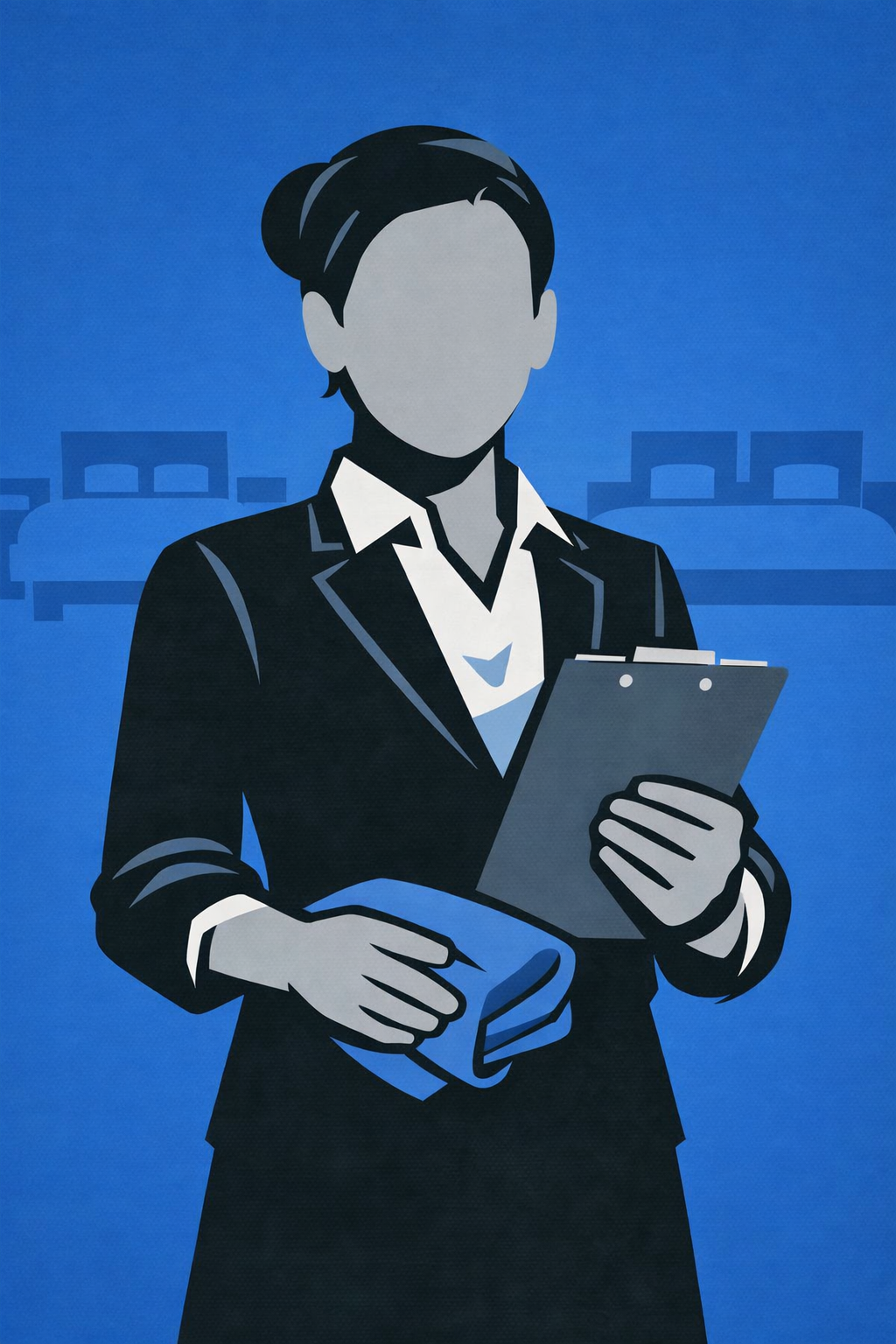 Executive Housekeeper hospitality operations illustration
