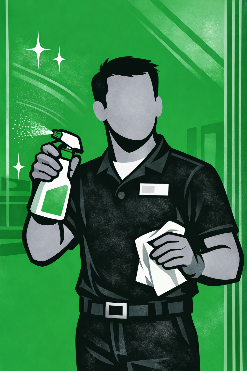 Public Areas Attendant service illustration