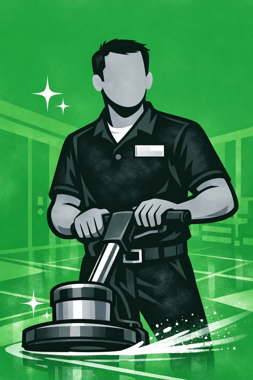Public Areas Floor Tech service illustration