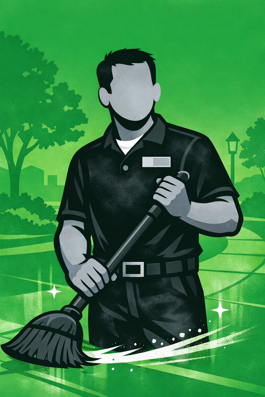 Grounds Attendant service illustration
