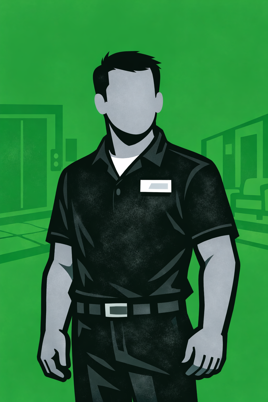 Public Areas Lead Attendant service illustration