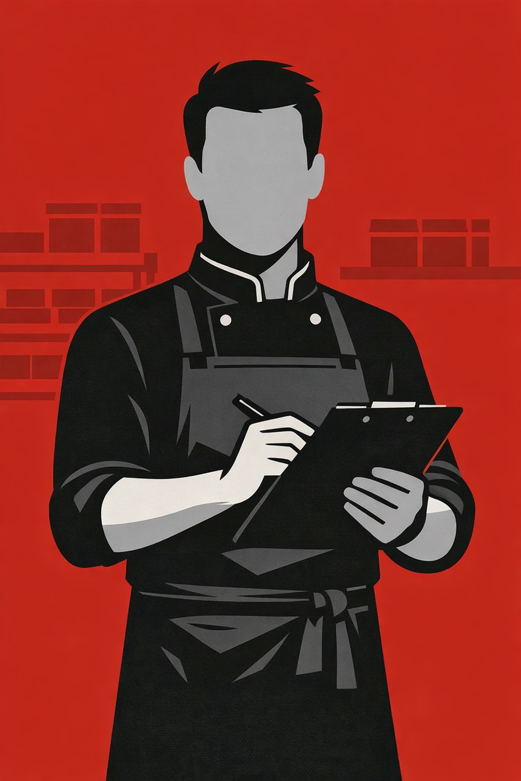 Stewarding operations professional illustration